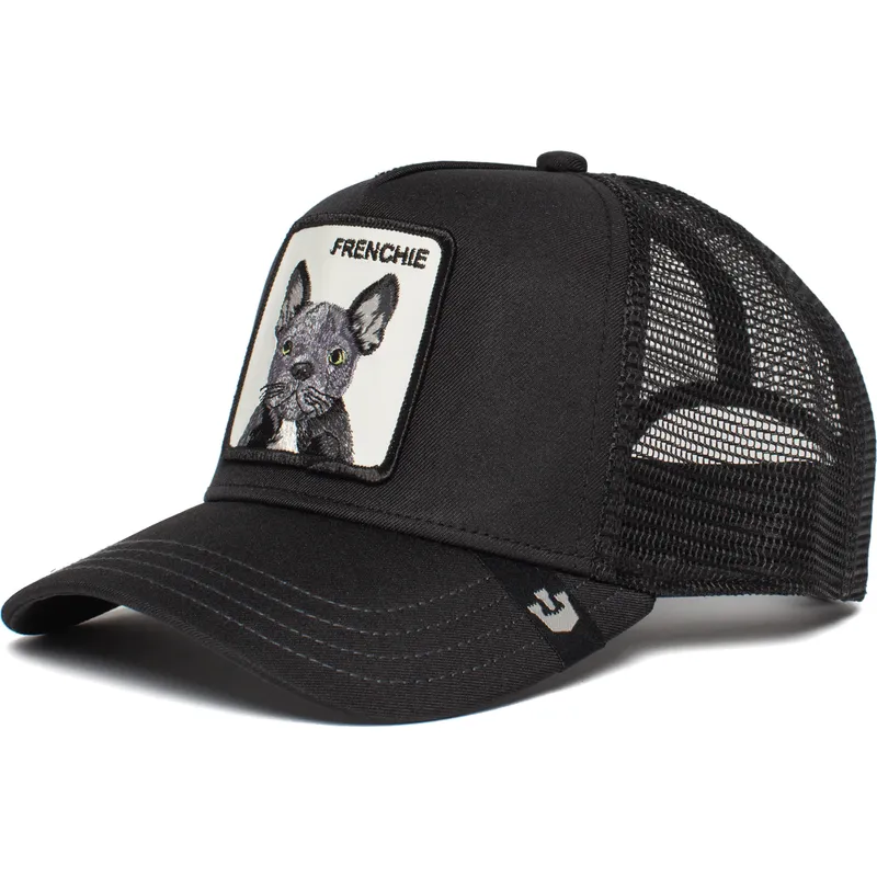 siltovky-zaoblena-kamionista-cierna-snapback-perro-bulldog-frances-frenchie-the-farm-the-farm-de-goorin-bros