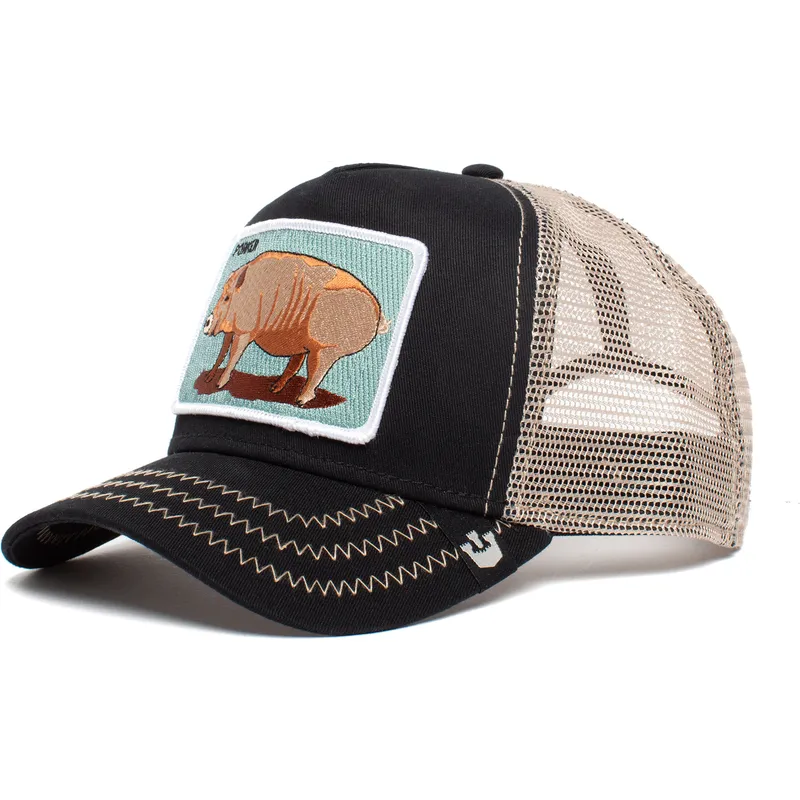 siltovka-zaoblena-cierna-snapback-porker-bacon-bacon-the-farm-goorin-bros