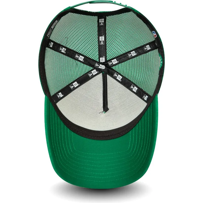 siltovka-zaoblena-zelena-snapback-shadow-tech-a-frame-boston-celtics-nba-new-era