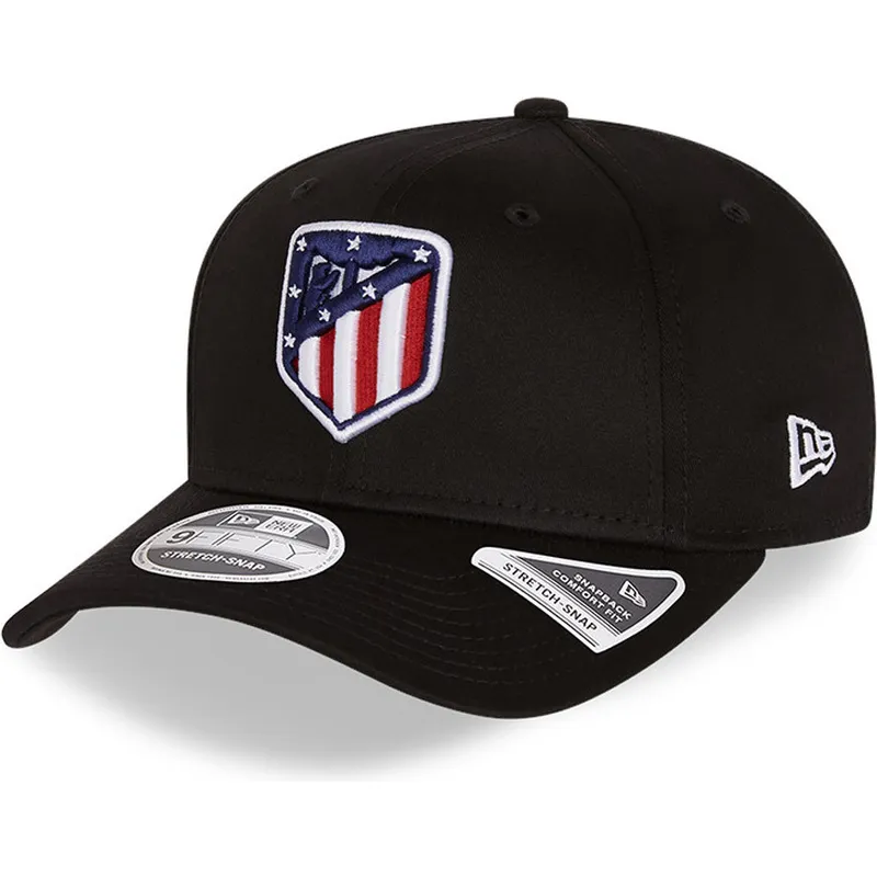 siltovka-zaoblena-cierna-snapback-9fifty-essential-stretch-fit-atletico-atletico-de-madrid-lfp-new-era
