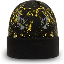ciapka-cierna-pre-deti-cuff-knit-paint-splat-new-era