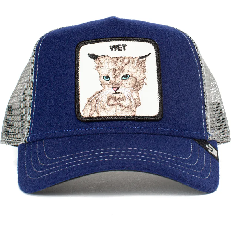 siltovka-zaoblena-modra-snapback-wet-clean-cat-the-farm-goorin-bros