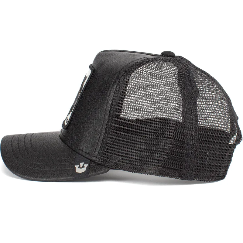 siltovka-zaoblena-cierna-snapback-panther-truth-will-prevail-the-farm-goorin-bros