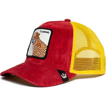 siltovka-zaoblena-cervena-snapback-flaming-hot-cheetah-the-farm-goorin-bros