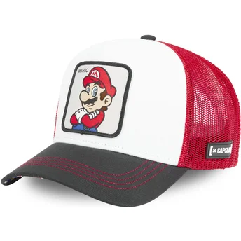 Cap zaoblená white snapback Mario Super Mario Bros. Capslab