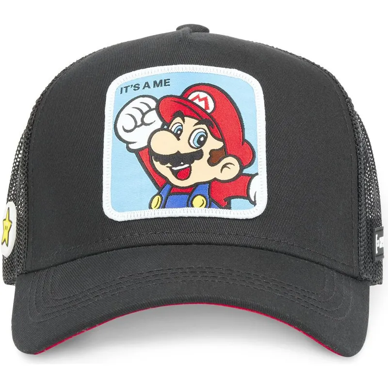 siltovka-zaoblena-cierna-snapback-cla2-bros-mario-super-mario-bros-capslab