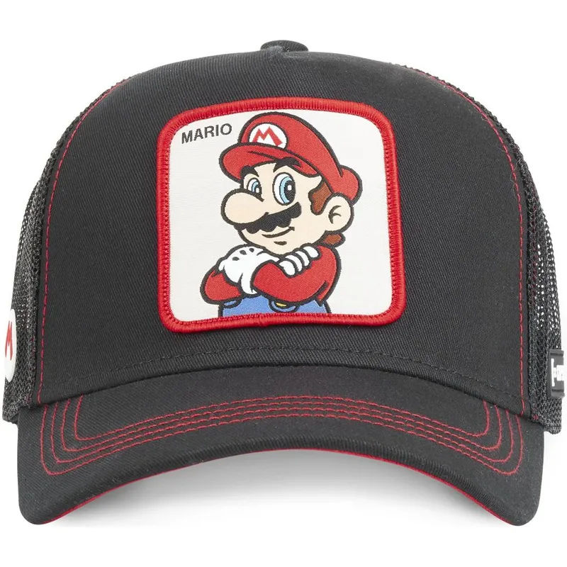 siltovka-zaoblena-cierna-snapback-smb-mar2-bros-mario-super-mario-bros-capslab