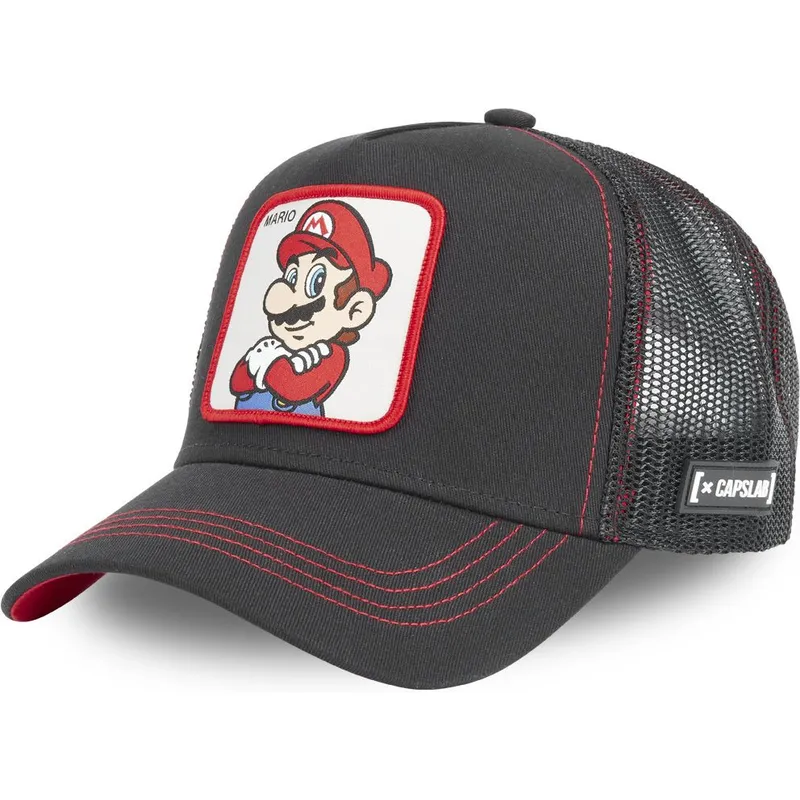 siltovka-zaoblena-cierna-snapback-smb-mar2-bros-mario-super-mario-bros-capslab