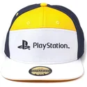 difuzed-flat-brim-playstation-sony-white-yellow-and-navy-blue-adjustable-cap