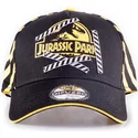 schwarze-curved-snapback-kappe-jurassic-park-von-difuzed