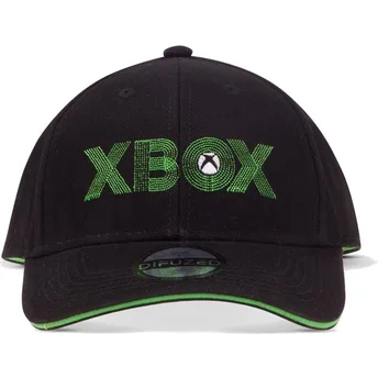 Difuzed Curved Brim Xbox Letters Microsoft Black Adjustable Cap