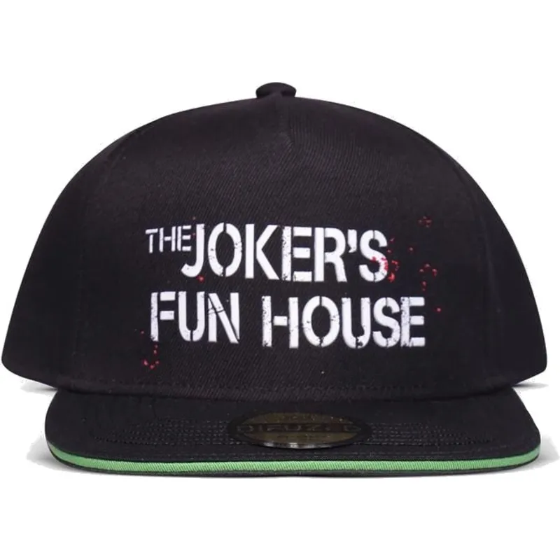 siltovka-rovna-cierna-snapback-fun-house-difuzed