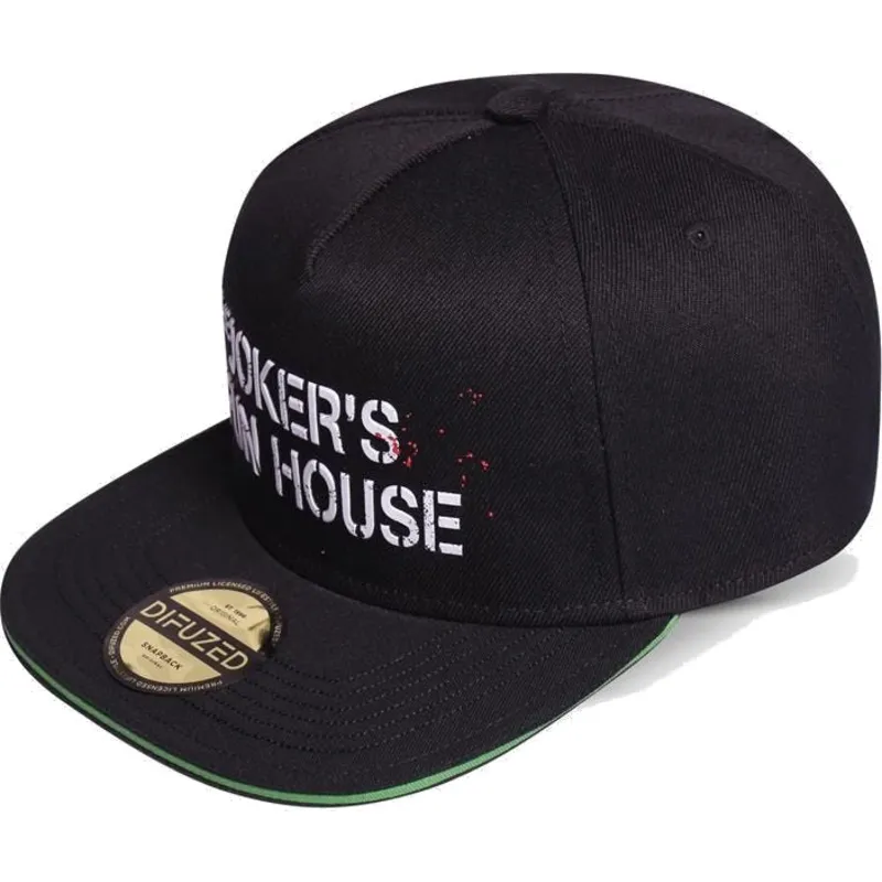 siltovka-rovna-cierna-snapback-fun-house-difuzed