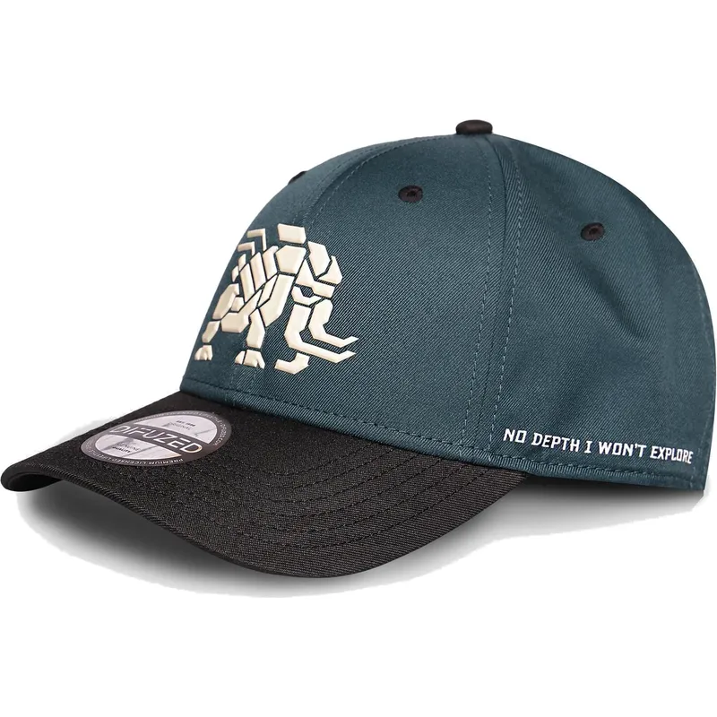 siltovka-zaoblena-modra-snapback-mamut-forbidden-west-difuzed