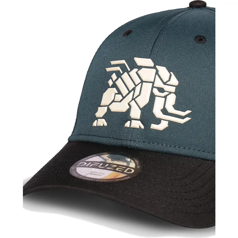 siltovka-zaoblena-modra-snapback-mamut-forbidden-west-difuzed