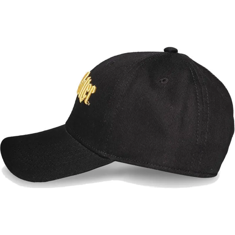 siltovka-zaoblena-cierna-snapback-gold-difuzed