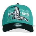 siltovka-zaoblena-zelena-snapback-shrimp-difuzed