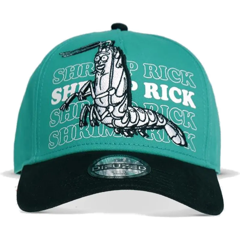 siltovka-zaoblena-zelena-snapback-shrimp-difuzed