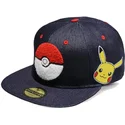 siltovka-rovna-modra-snapback-vaquero-pikachu-difuzed