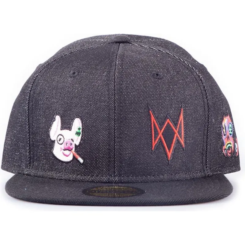siltovka-rovna-cierna-snapback-vaquero-legion-difuzed