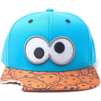 cap-rovna-blue-snapback-marron-monstruo-las-galletas-cookie-bite-barrio-sesamo-difuzed