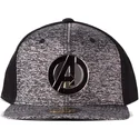 siltovka-rovna-siva-snapback-metal-avengers-difuzed