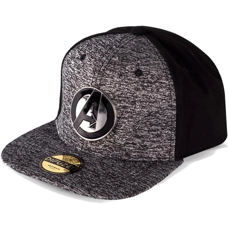 siltovka-rovna-siva-snapback-metal-avengers-difuzed siltovka-rovna-siva-snapback-metal-avengers-difuzed