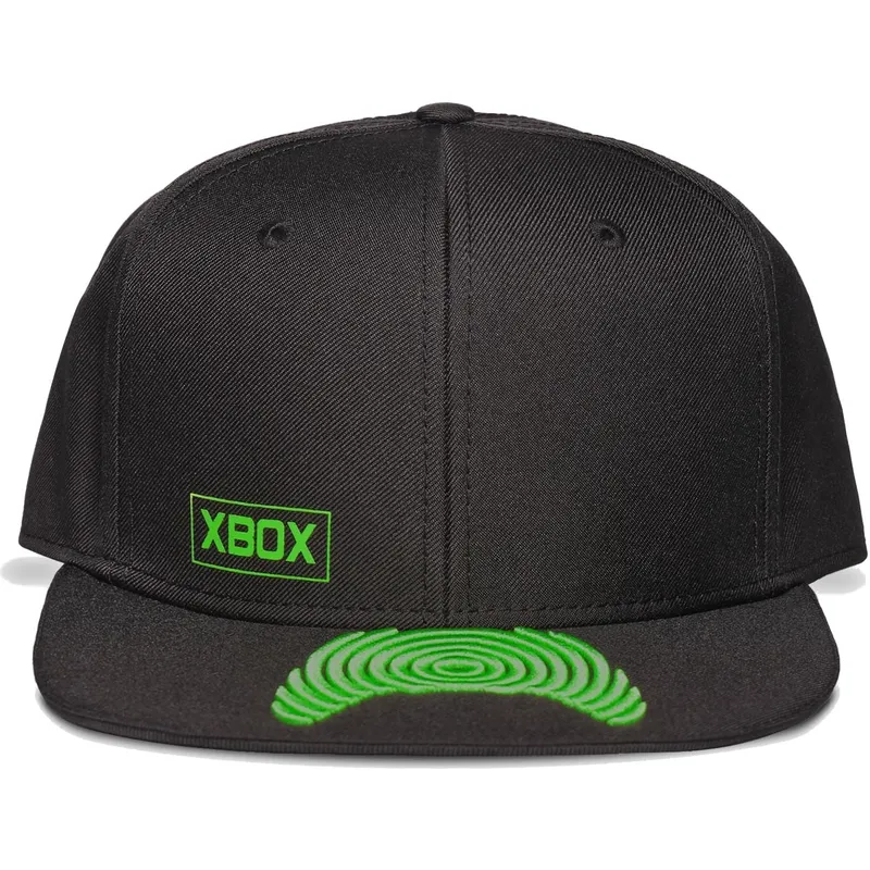 siltovka-rovna-cierna-snapback-visor-controller-microsoft-difuzed