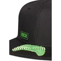 siltovka-rovna-cierna-snapback-visor-controller-microsoft-difuzed