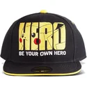 schwarze-flache-snapback-kappe-pikachu-be-your-own-hero-olympics-pokemon-von-difuzed