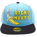 siltovka-rovna-modra-snapback-banana-difuzed