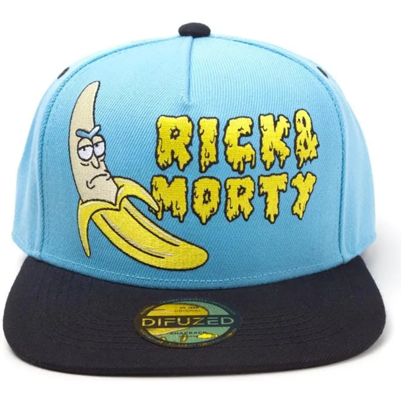siltovka-rovna-modra-snapback-banana-difuzed