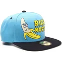 siltovka-rovna-modra-snapback-banana-difuzed