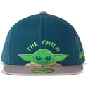 siltovka-rovna-modra-snapback-pre-deti-baby-yoda-the-child-the-mandalorian-difuzed