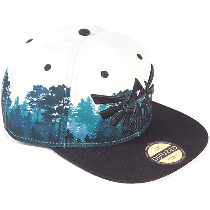 siltovka-rovna-zelena-snapback-green-forest-difuzed