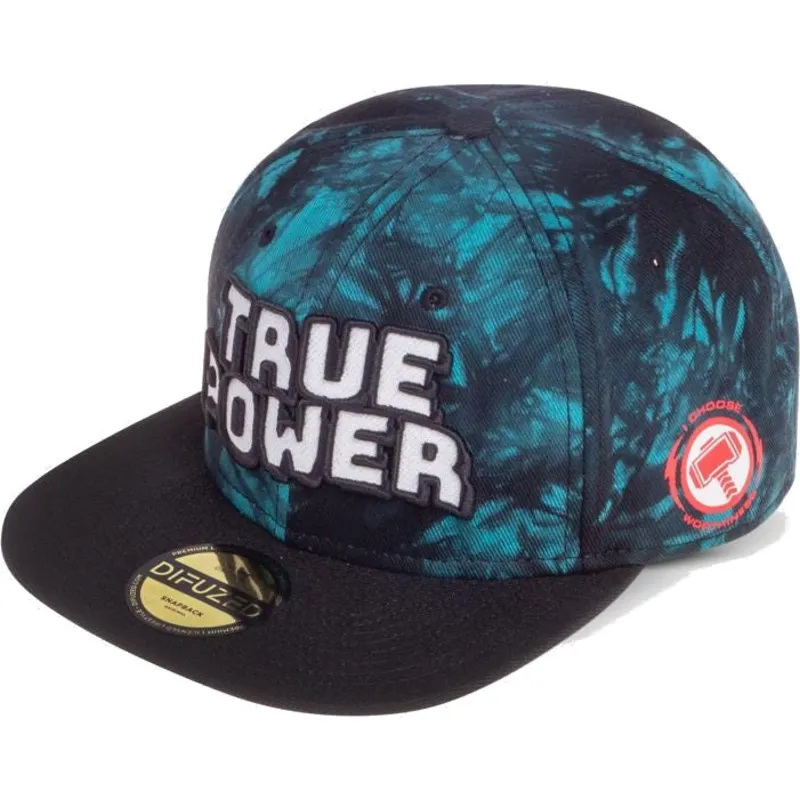siltovka-rovna-modra-snapback-true-power-difuzed