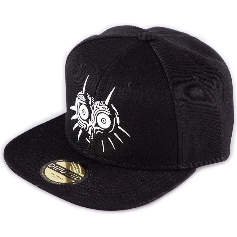 siltovka-rovna-cierna-snapback-white-difuzed