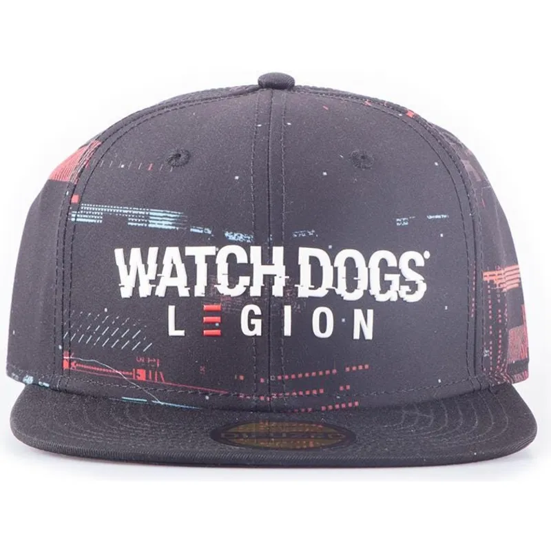 siltovka-rovna-cierna-snapback-glitch-legion-difuzed