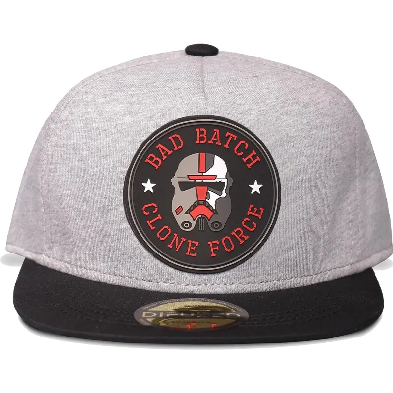 siltovky-rovna-siva-snapback-pre-deti-hunter-the-bad-batch-clone-force-star-wars-difuzed