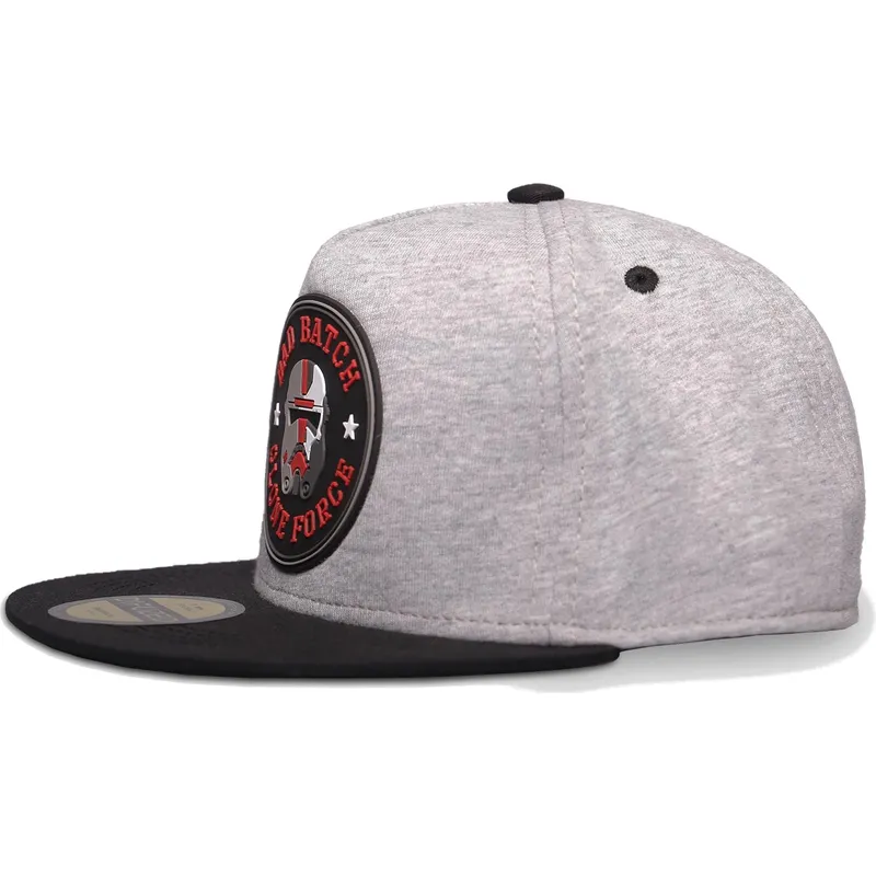 siltovky-rovna-siva-snapback-pre-deti-hunter-the-bad-batch-clone-force-star-wars-difuzed