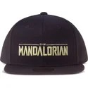 siltovka-rovna-cierna-snapback-the-mandalorian-silhouette-difuzed