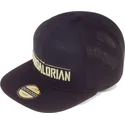 siltovka-rovna-cierna-snapback-the-mandalorian-silhouette-difuzed