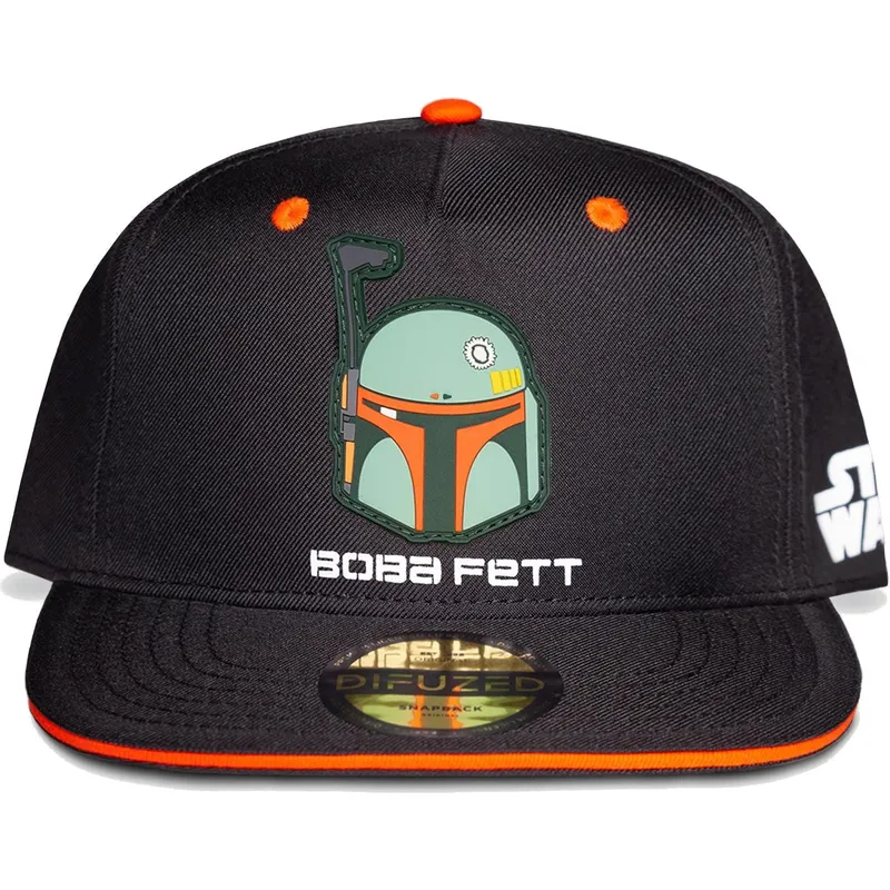 siltovka-rovna-cierna-snapback-pre-deti-bounty-hunter-the-mandalorian-difuzed