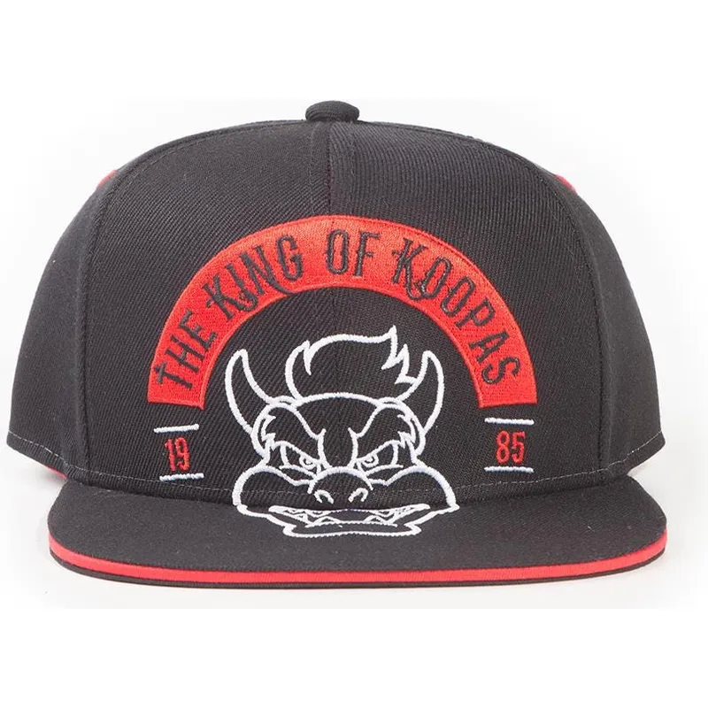 siltovka-rovna-cierna-snapback-the-king-of-koopas-bros-difuzed