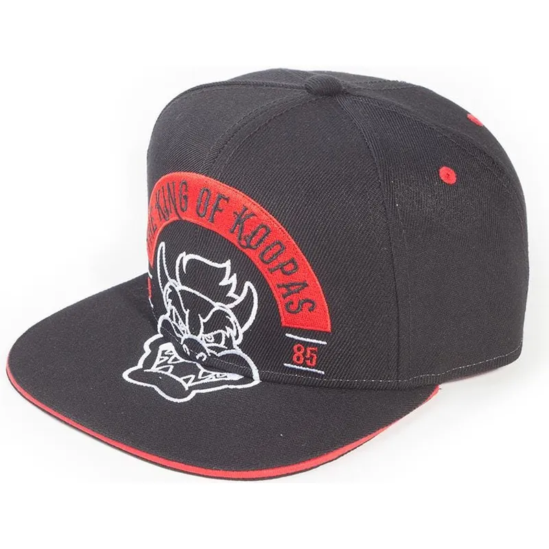 siltovka-rovna-cierna-snapback-the-king-of-koopas-bros-difuzed