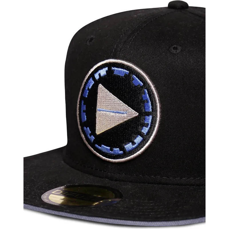 siltovka-rovna-cierna-snapback-forbidden-west-difuzed