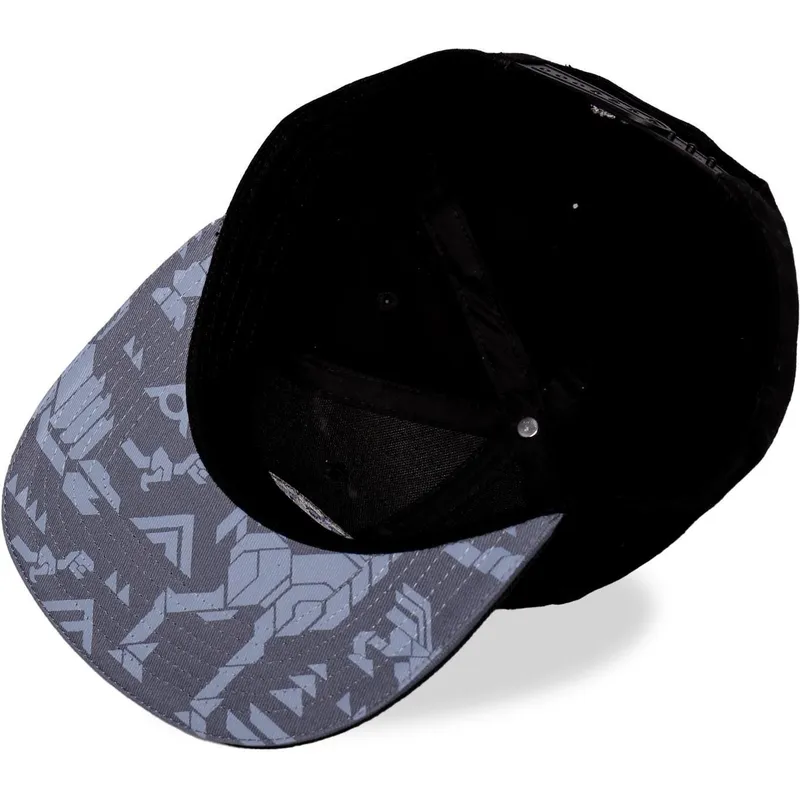 siltovka-rovna-cierna-snapback-forbidden-west-difuzed