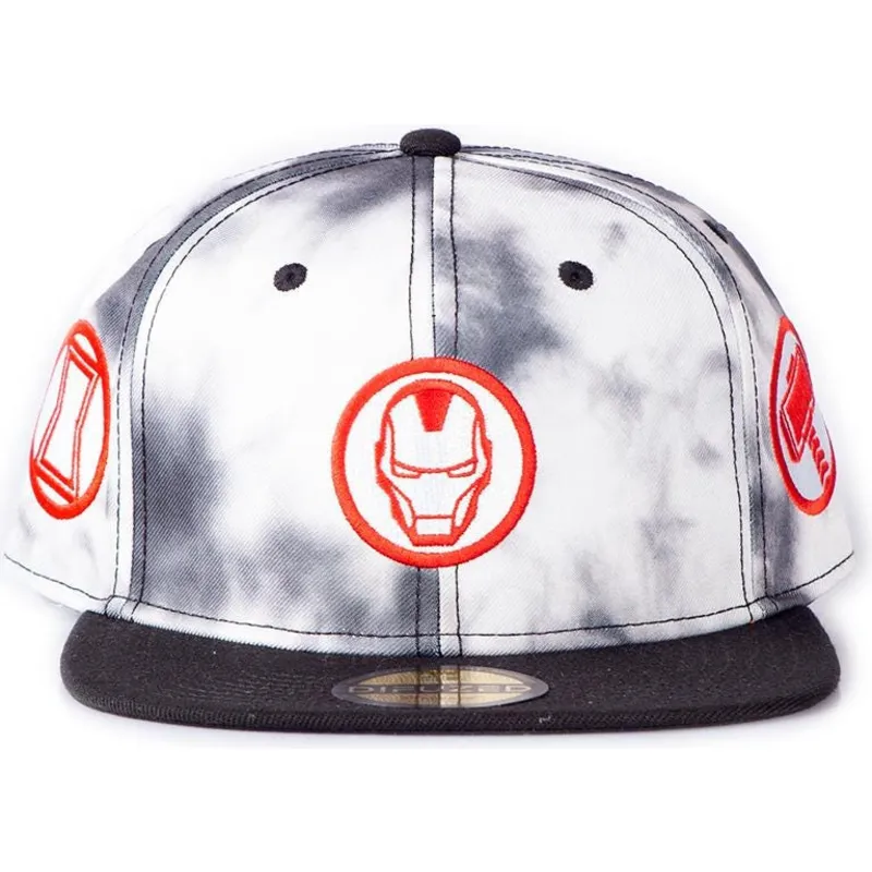 siltovka-rovna-biely-snapback-tye-dye-badge-difuzed siltovka-rovna-biely-snapback-tye-dye-badge-difuzed