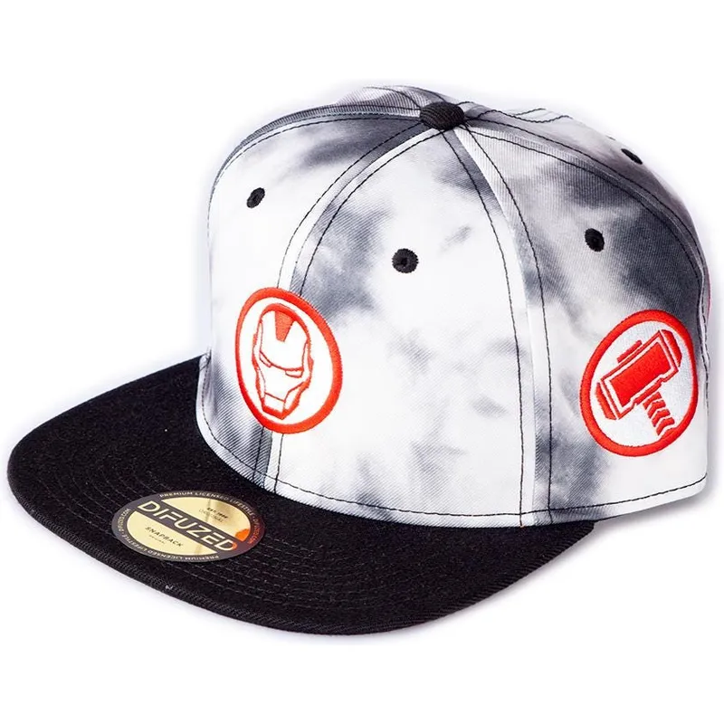 siltovka-rovna-biely-snapback-tye-dye-badge-difuzed siltovka-rovna-biely-snapback-tye-dye-badge-difuzed