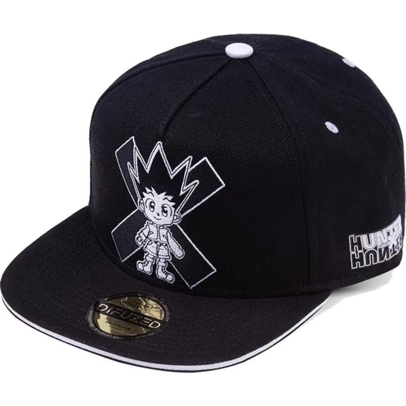 schwarze-gebogene-snapback-kappe-gon-freecss-hunter-x-hunter-von-difuzed
